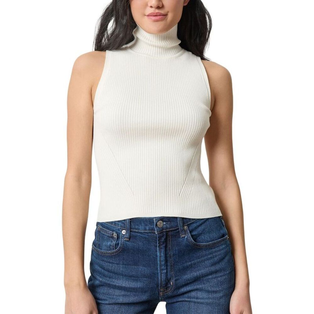 Lilla P Womens  Rib Turtleneck Shell Sweater
